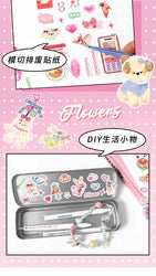 2Pcs/lot Girl Feelings Series Stickers Cute Sticker Scrapbooking Decorative Sticker Photo Album DIY Diary Stick Label Stationery (ONLINE ORDER ONLY)