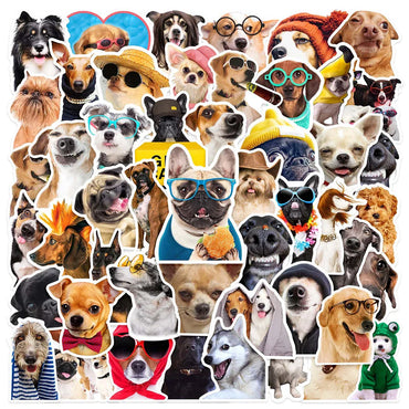 Kawaii Puppy Dog Cartoon Stickers Decals Waterproof for Laptop Phone Luggage Car Diary Kids Toys (ONLINE ORDER ONLY)