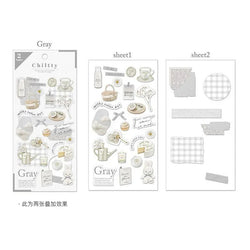 2pcs Japanese Cute Bear Strawberry Flower Landscaping Stickers Scrapbooking Junk Journal Planner Collage Material Stationery (ONLINE ORDER ONLY)