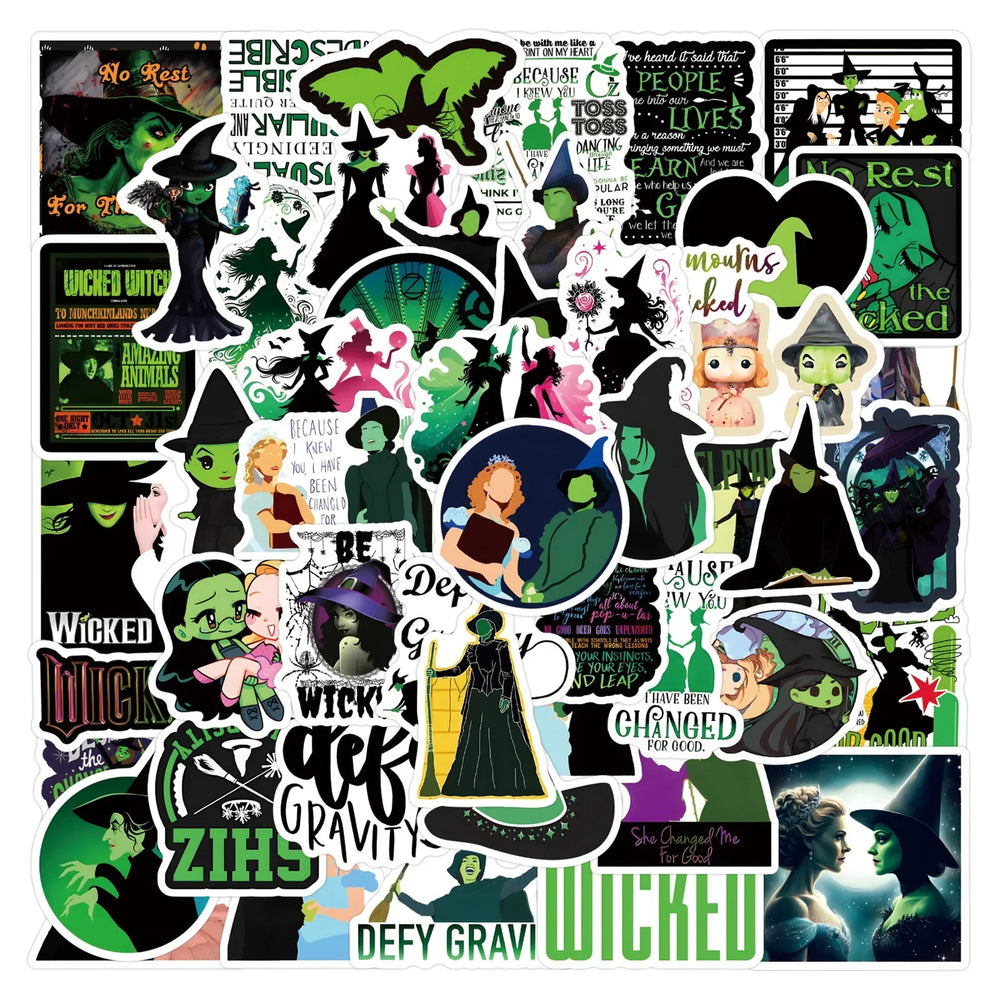 Cartoon Musical Graffiti Stickers Waterproof DIY Skateboard Guitar Cup Phone Toy (Online Order Only)