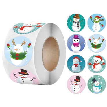 100-500pcs Christmas Stickers Thank You Sticker For Seal Label Scrapbooking Christmas Decoration Sticker Stationery Paper (ONLINE ORDER ONLY)