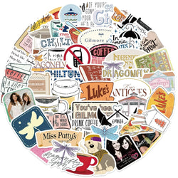 Gilmore Girls Stickers 10/30/52pcs Cartoon Decals for Notebook, Skateboard, Fridge, Phone, Bike, Suitcase, Kids Toy Decoration (ONLINE ORDER ONLY)