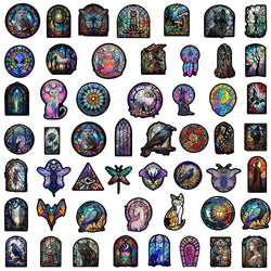 10/30/50pcs Goth Witch Graffiti Anime Stickers Aesthetic Decals Laptop Motorcycle Phone Car Notebook Cool Waterproof Sticker Toy (ONLINE ORDER ONLY)