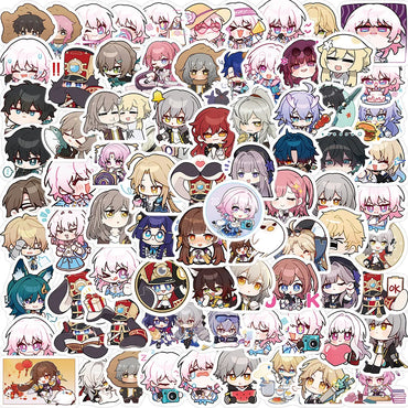 10/40/80PCS Honkai: Star Rail Stickers Adventure Strategy Game Sticker Cute Cartoon Decals Luggage Laptop Guitar Bike Kids Toys (ONLINE ORDER ONLY)