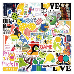 55pcs Pickleball Graffiti Stickers for Laptop, Water Bottle, Phone, Scooter, Suitcase, Refrigerator (Online Order Only)