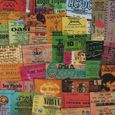 43PCS Rock Band Graffiti Stickers Waterproof DIY Guitar Motorcycle Car Decals (Online Order Only)