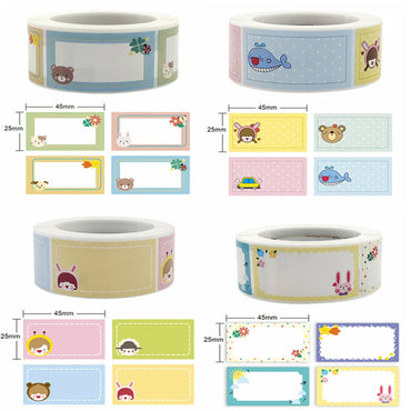 250pcs Package Stationery Label White Label Write Name Sticker Blank Sticker Label Child Stationery Sticker (ONLINE ORDER ONLY)