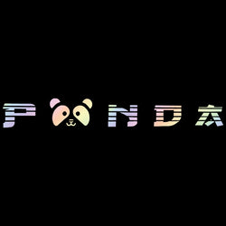 Panda for Car Sticker Decoration Door Windshield Banner External Accessories Die Cut Waterproof Vinyl Decals (ONLINE ORDER ONLY)