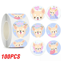 100-500pcs Cute Reward Stickers for Kids Children Kindergarten School Encouragement Students Games Toy Animals Stationery Labels (ONLINE ORDER ONLY)