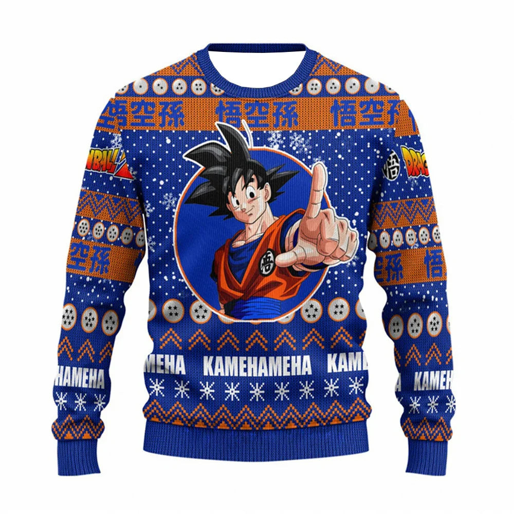 Dragon Ball Anime Sweater: Christmas Style Pullover Gift (ONLINE ORDER ONLY)