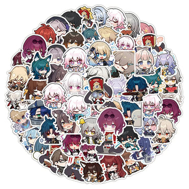 10/30/50/100pcs Anime Cartoon Honkai: Star Rail Sticker Packs (Online Order Only)