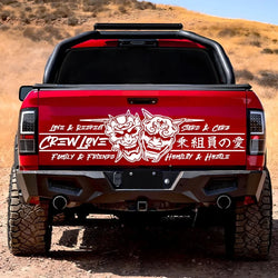 JDM Car Sticker Love Skull for Windshield Banner Decoration External Accessories Creative Sports Style Waterproof Vinyl Decals (ONLINE ORDER ONLY)