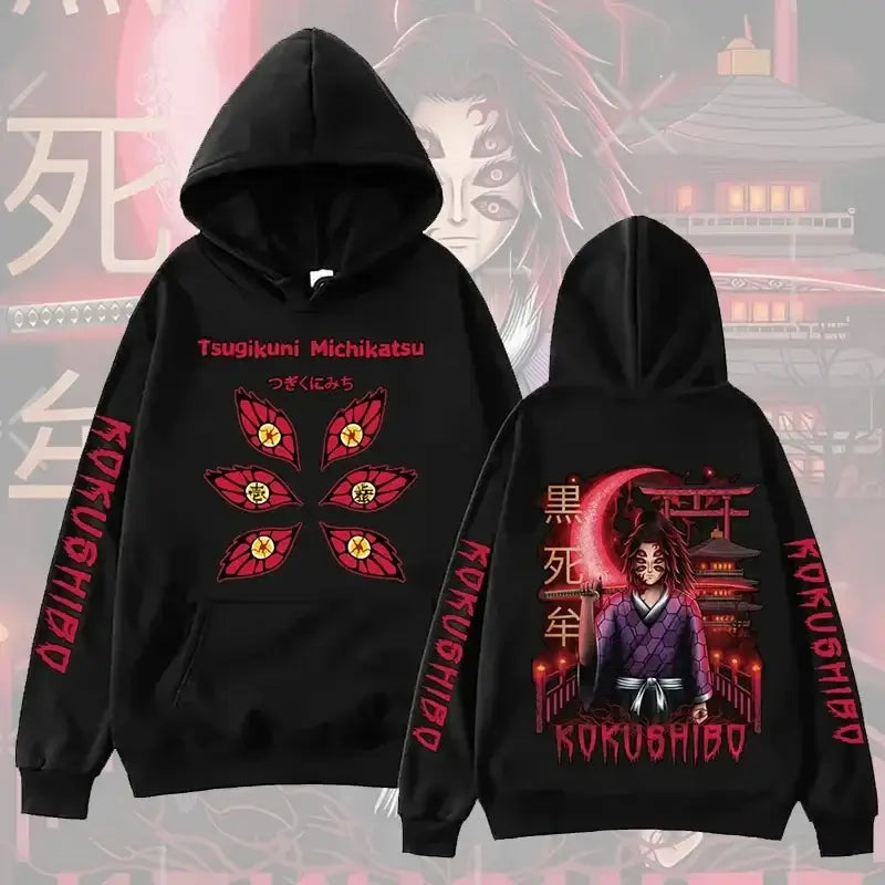 Demon Slayer Hoodie: Harajuku Fleece Streetwear Pullover (ONLINE ORDER ONLY)