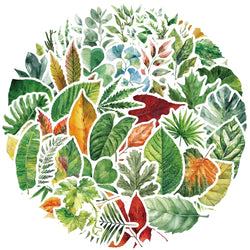 Cute Green Plant Stickers for Laptop, Skateboard, Luggage, Phone - 10/30/50pcs (ONLINE ORDER ONLY)
