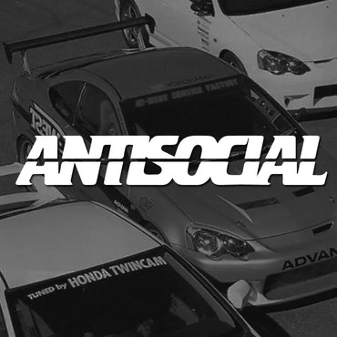 "ANTISOCIAL"Stickers,cool & funny stickers,Decoration for car truck Motorcycles  laptop (ONLINE ORDER ONLY)