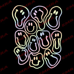 Holographic Funky Smile for Car Sticker Decoration Notebook Motorcycle Stickers External Accessories Waterproof PVC Vinyl Decals (ONLINE ORDER ONLY)