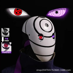 Obito Cosplay Mask: High Gloss Akatsuki Anime Prop