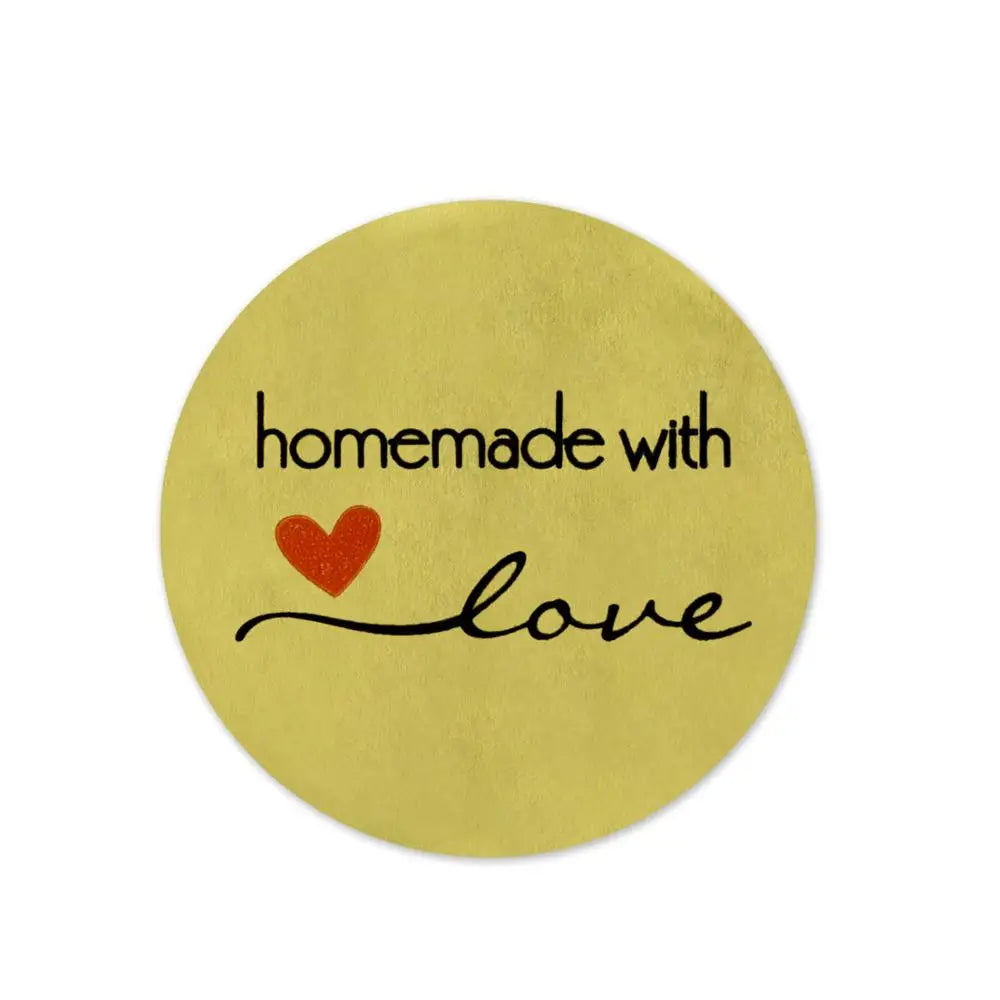100-500pcs Golden Thank You Sticker For Parents Friends Round Style Tag Labels For Business Bag Envelope Seal Reward Gift (ONLINE ORDER ONLY)