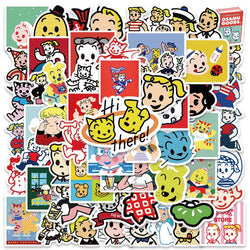 60PCS Anime Kawaii Graffiti Stickers for Bottle Car Notebook Bicycle Diary (Online Order Only)