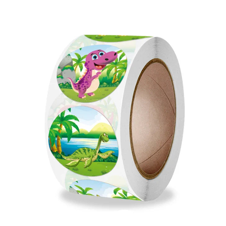 100-500pcs Stickers For Kids Teacher Reward Stickers Animal Design For School Game Baby Training Sticker Award Praise Gift (Online Order Only)