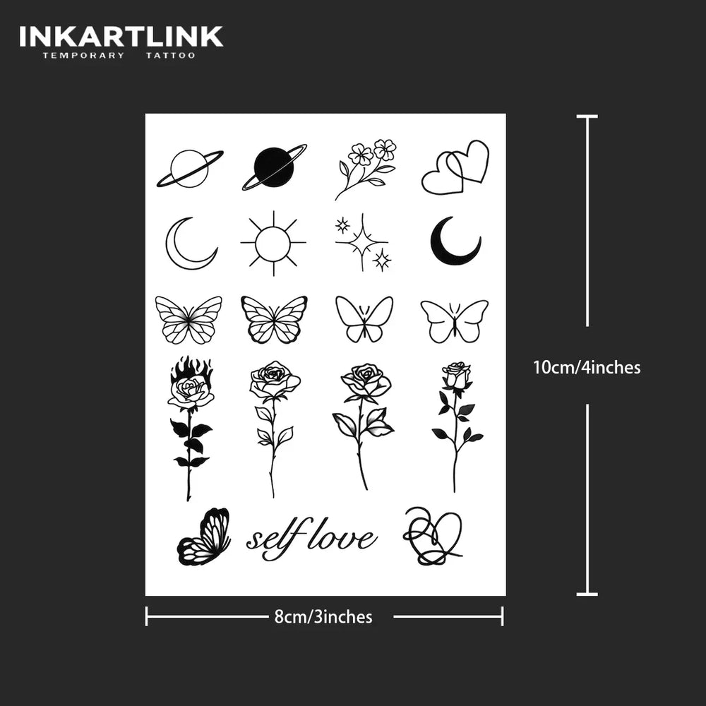 Waterproof Semi-Permanent Tattoo Sticker, Lasts 15 Days (Online Order Only)