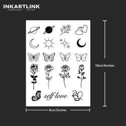 Waterproof Semi-Permanent Tattoo Sticker, Lasts 15 Days (Online Order Only)