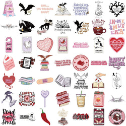 10/52pcs Cool Bookish Smut Reading Book Sticker Packs (ONLINE ORDER ONLY)