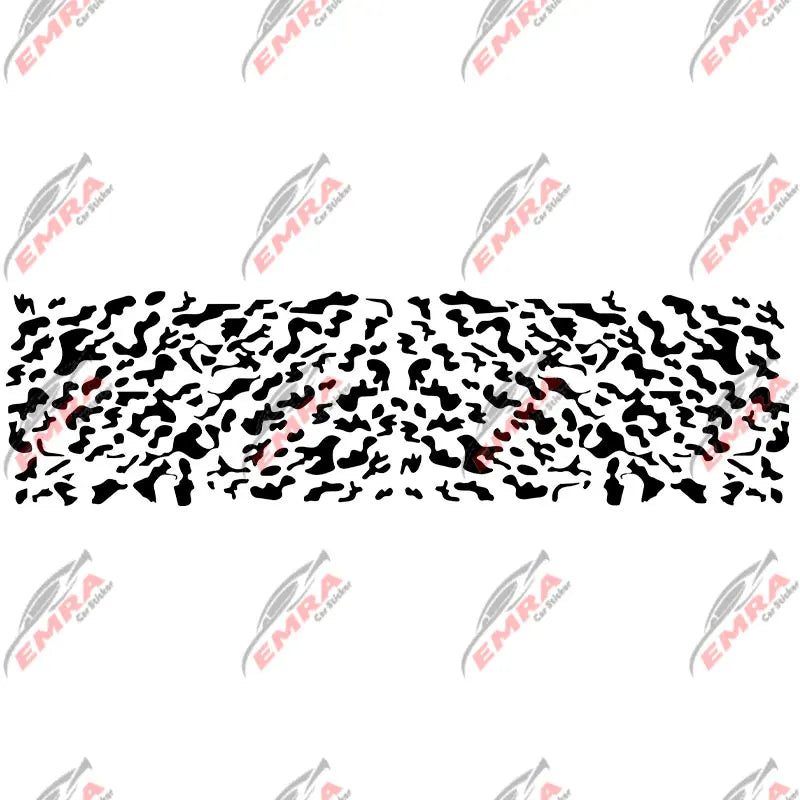 Competition Car Sticker External Accessories Decoration Side Car Side Camouflage Stickers Racing Style Die Cutting Vinyl Decals (ONLINE ORDER ONLY)