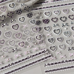 5D Lace Nail Art Stickers Self-Adhesive Decals (Online Order Only)