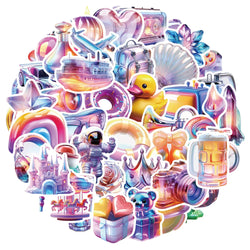 Cartoon 3D Sticker Pack for Suitcase, Skateboard, Laptop, Phone, DIY Decal (ONLINE ORDER ONLY)