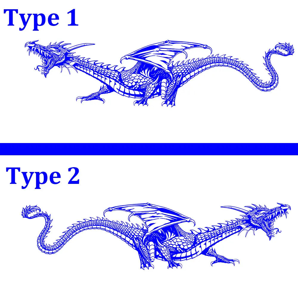 Anime Detachment Car Stickers Beasts And Dragons Picture Decoration Body  Movement Style Die Cutting Waterproof PVC Vinyl Decals (ONLINE ORDER ONLY)