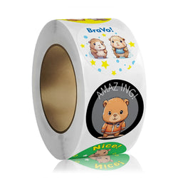 100-500pcs Children's Cute Animal Reward Stickers For School Teacher Supplies Gift Decoration Label Stationery Stickers (ONLINE ORDER ONLY)