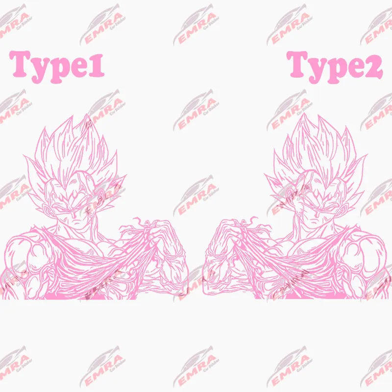 Big Anime Car Sticker Whole Body Car Customization For Side Decorate Exterior Accessories Waterproof PVC Vinyl Decals (ONLINE ORDER ONLY)