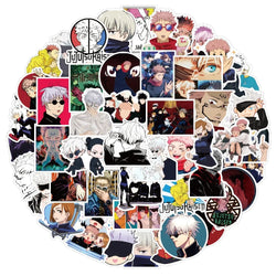 50pcs Anime Graffiti Stickers Waterproof for Laptop Phone Car Cup Decor (Online Order Only)
