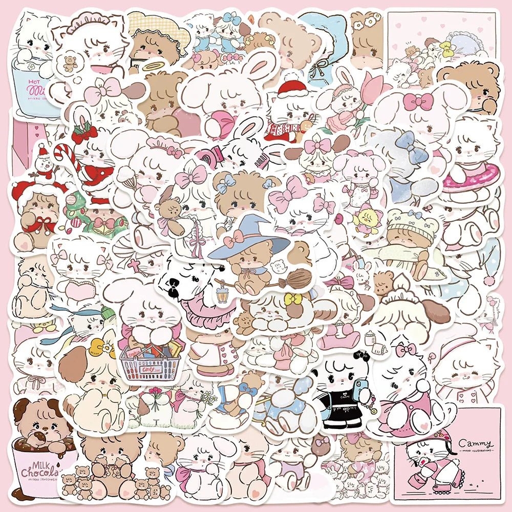 MIKKO Graffiti Stickers 60pcs for Helmets, Walls, DIY Decoration Wholesale (ONLINE ORDER ONLY)
