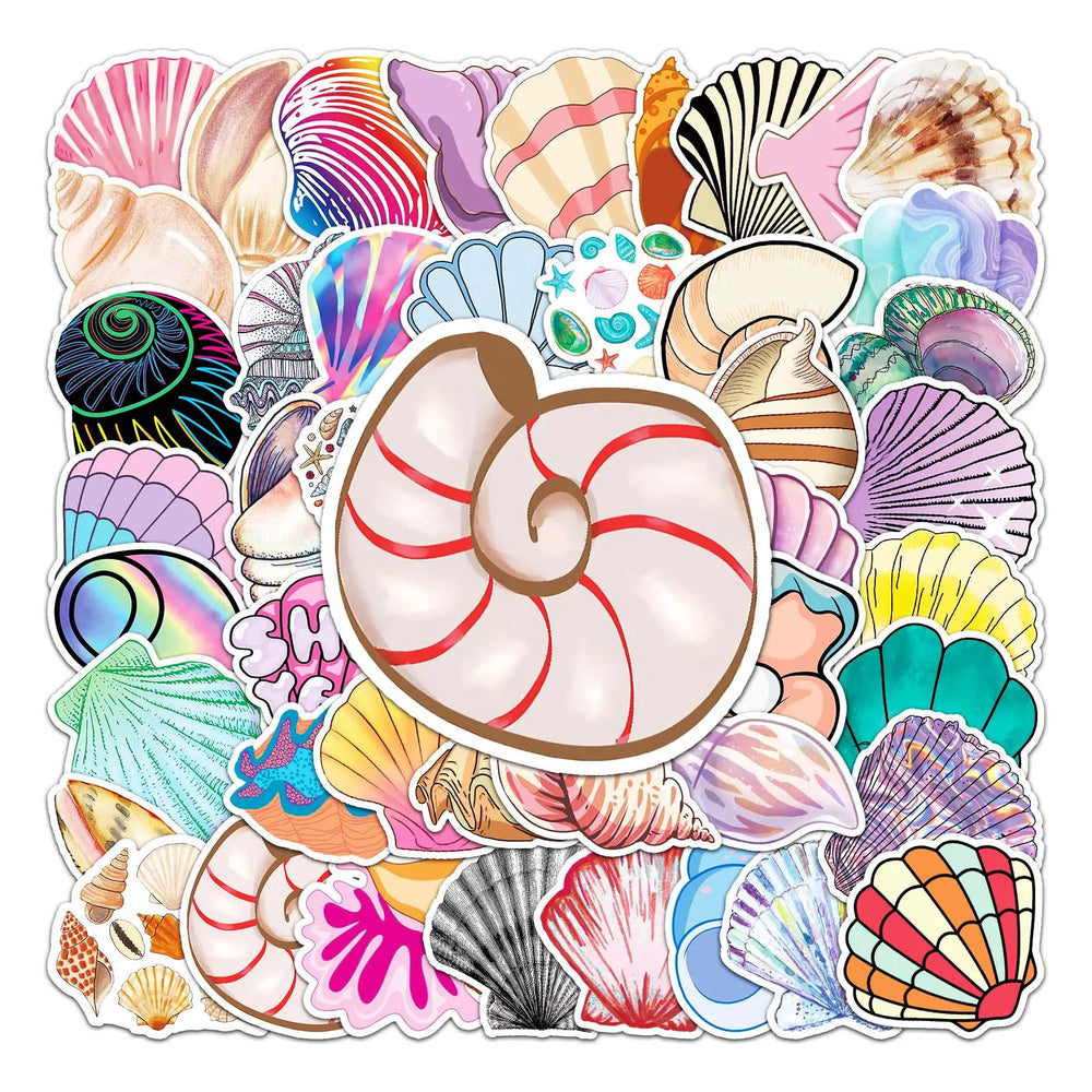 50Pcs Cartoon Waterproof Vinyl Stickers for Skateboard Snowboard (ONLINE ORDER ONLY)