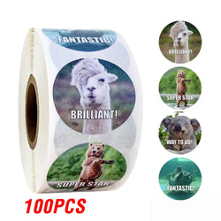 100-500pcs Animals Cartoon Stickers for Kids Toys Sticker Various Cute Designs Pattern School Teacher Reward Sticker (ONLINE ORDER ONLY)