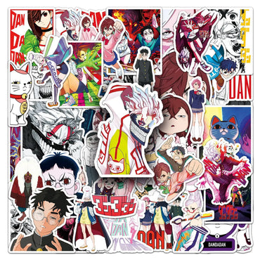 10/30/50PCS Dandadan Cartoon Stickers Funny Monster Science Animation Graffiti Luggage Laptop Guitar Bike Skateboard Decals Toy (Online Order Only)