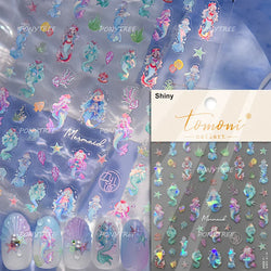 Pink Lotus Flower Red Gold Koi Carp Fish Tail Fancy Carp Self Adhesive Nail Art Decorations Stickers Manicure Decals Wholesale (ONLINE ORDER ONLY)