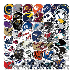 10/30/50PCS Rugby Hat Cartoon Stickers Waterproof notebook Luggage Suitcase Graffiti DIY Sticker kid toy (ONLINE ORDER ONLY)