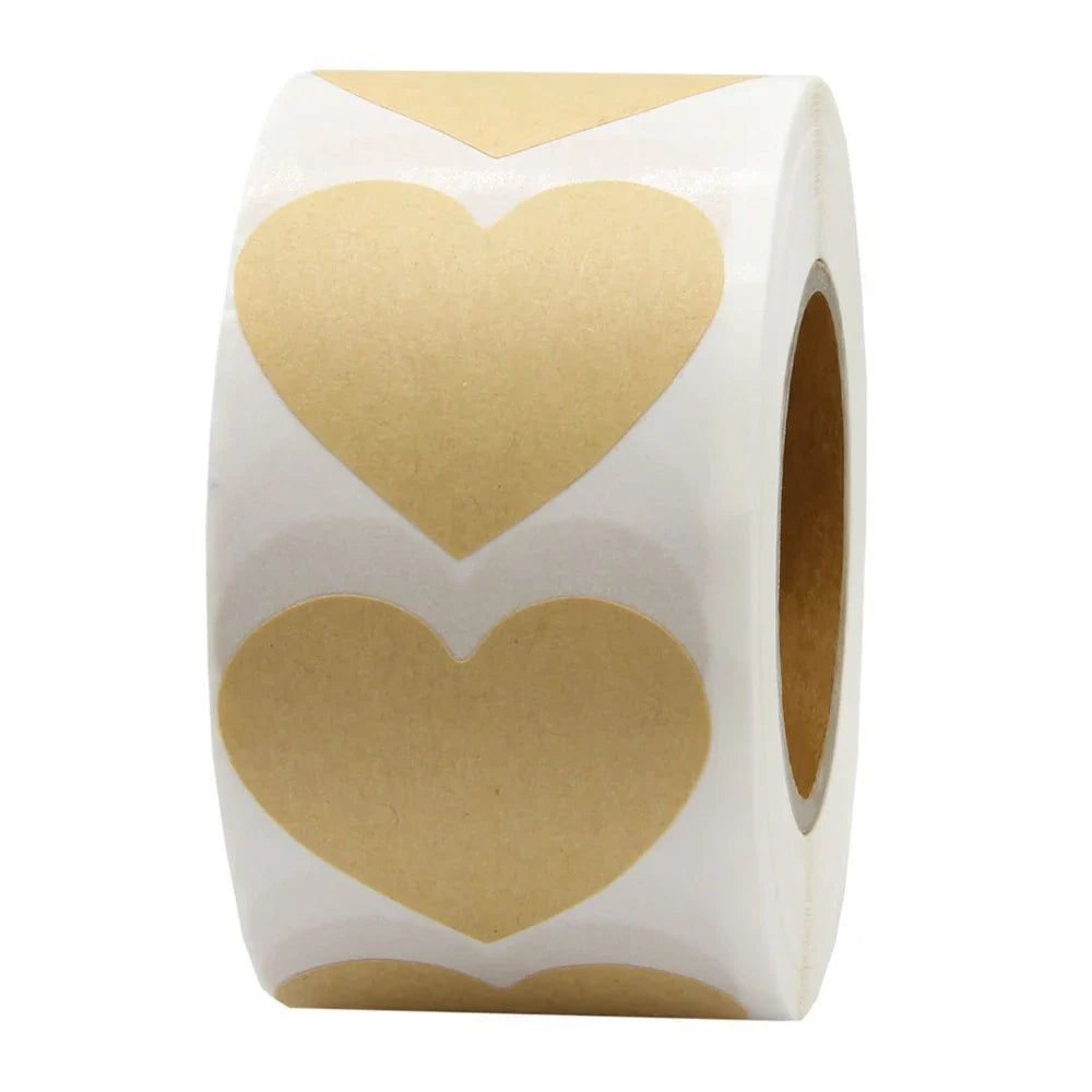 500pcs/roll Love Valentine's Day Stickers Seal Stickers Red Glowing Glitter Heart Gift Decoration Lables Stationery Sticker (ONLINE ORDER ONLY)