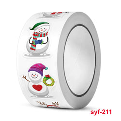 100-500pcs Heterotypic Christmas Snowmans Stickers DlY Gift Holiday Christmas Party Decoration Labels Stationery Stickers (ONLINE ORDER ONLY)