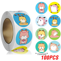 100-500pcs Cute Animal Reward Stickers For School Teacher Stationery Supplies Children's Party Gift Decoration Label (Online Order Only)