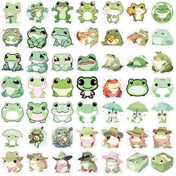10/30/100PCS Cute Little Frog PVC Sticker Aesthetic Stationery School Supplies DIY Decoration Korean Scrapbooking for Kids (ONLINE ORDER ONLY)
