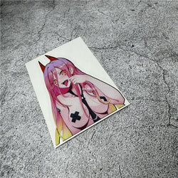 Car Styling Stickers for Anime Peeker Hot Girl Eyes Decal Auto Motorbike Helmet Applique Vinyl Tape Window Tape (ONLINE ORDER ONLY)