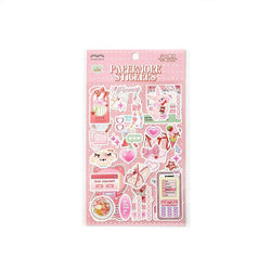 2Pcs/lot Girl Feelings Series Stickers Cute Sticker Scrapbooking Decorative Sticker Photo Album DIY Diary Stick Label Stationery (ONLINE ORDER ONLY)
