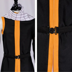 Natsu Dragneel Fairy Tail Cosplay Costume Blue Black