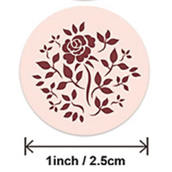 500pcs Envelope Seal Labels with 8 Flower Patterns Stickers Self Adhesive Sticker Labels for Party Decor,Birthday,Wedding (Online Order Only)