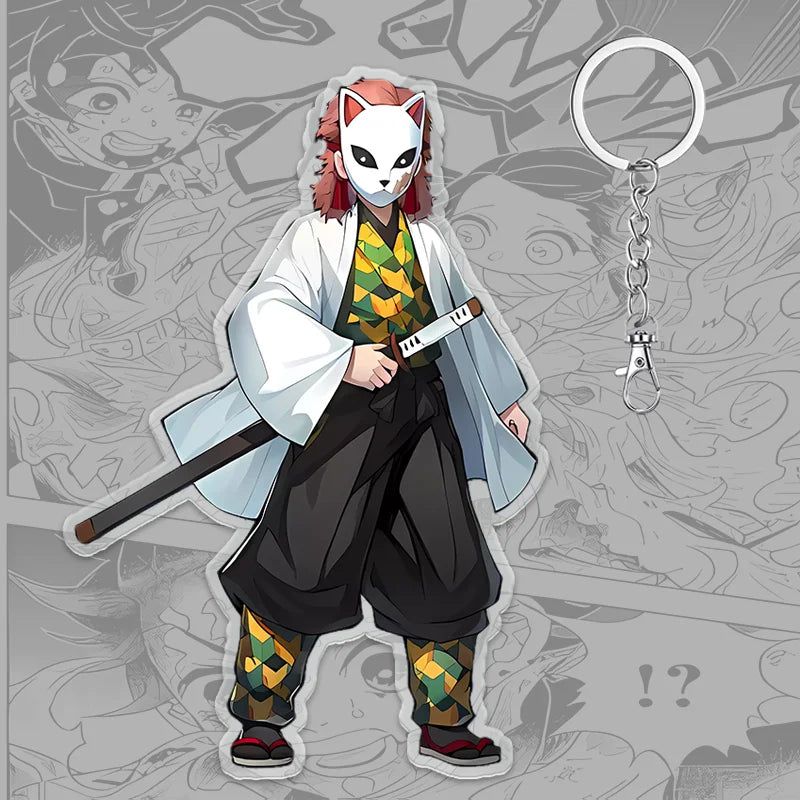 Demon Slayer Keychain: Tanjiro 6cm Acrylic Bag Pendant (ONLINE ORDER ONLY)