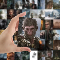 Black Myth Wukong 3D Stickers: 10/30/60pcs Waterproof Decals for Motorcycle, Bike, Computer, Fridge, DIY (ONLINE ORDER ONLY)